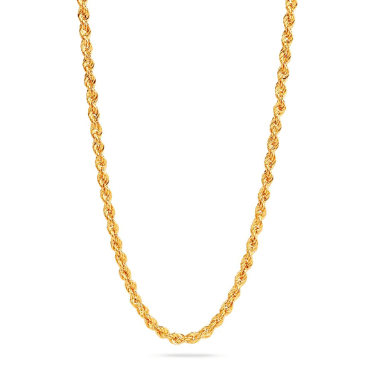 Gold Twist Rope Chain (5mm)
